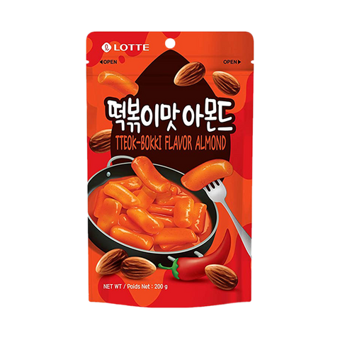 LOTTE Roasted Almond Snacks, Crunchy & Flavorful | Spicy Almond