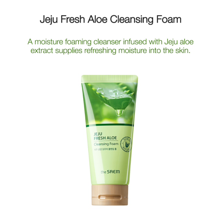 The SAEM -The SAEM Jeju Fresh Aloe Cleansing Foam - Skincare - Everyday eMall