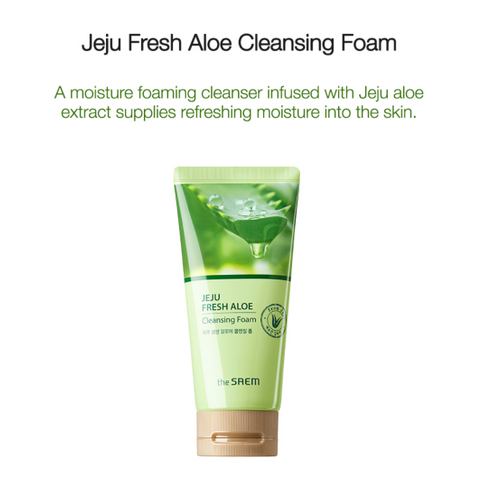 The SAEM Jeju Fresh Aloe Cleansing Foam