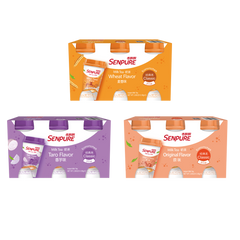 Senpure -SENPURE Classic Milk Tea With Coconut Jelly (Pack of 9) | Original, Taro, Wheat - Beverage - Everyday eMall
