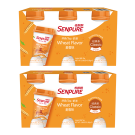 SENPURE Classic Milk Tea With Coconut Jelly (Pack of 6) | Wheat