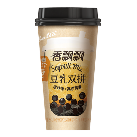香飘飘 珍珠双拼系列奶茶 (三杯装) | 豆乳双拼