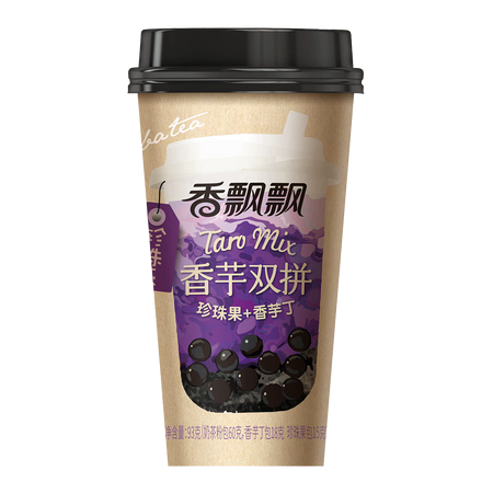 香飘飘 珍珠双拼系列奶茶 (三杯装)  | 香芋双拼 