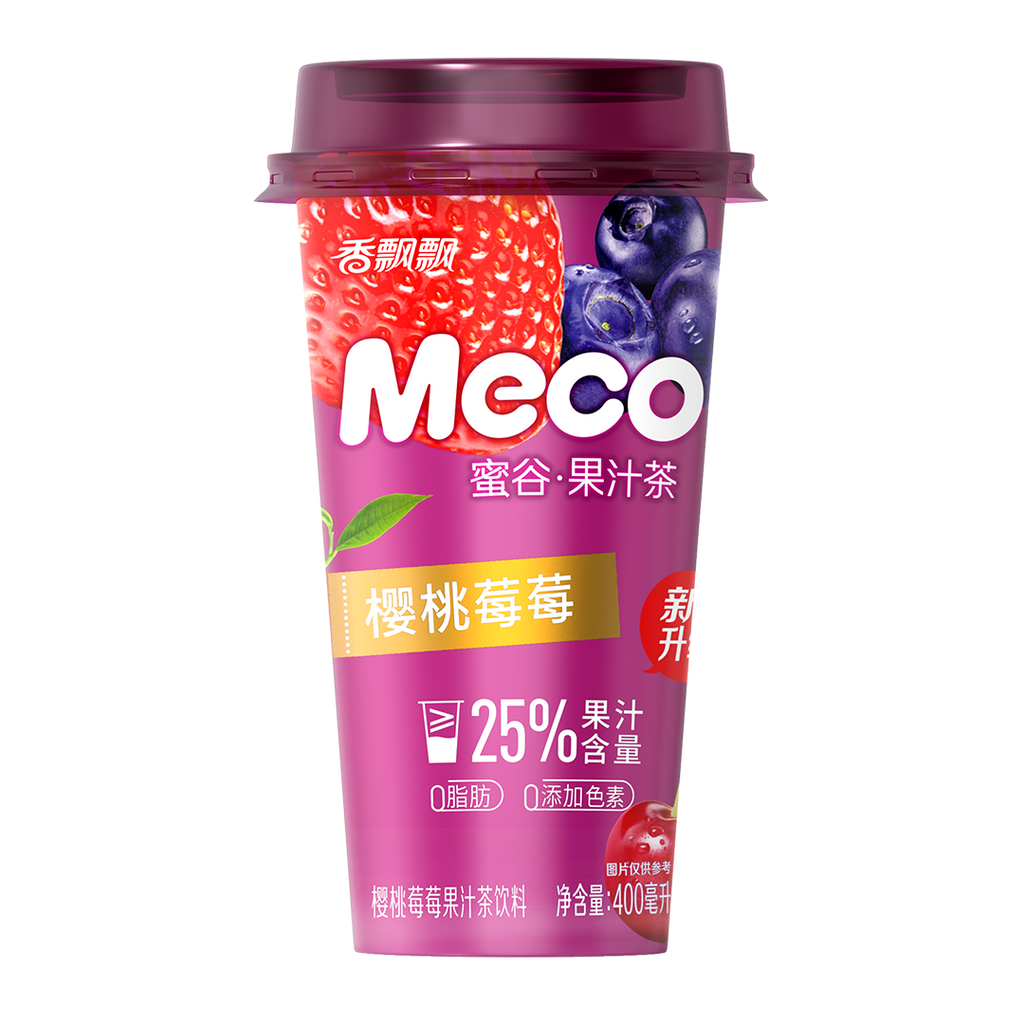 Senpure -香飘飘 MECO Fruit Tea (3 units per pack) | Cherry and Berry - Beverage - Everyday eMall