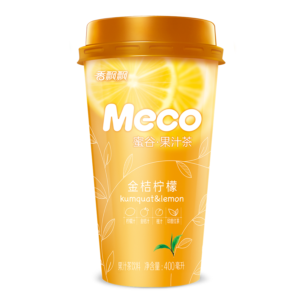 Senpure -香飘飘 MECO Fruit Tea (3 units per pack) | Kumquat and Lemon - Beverage - Everyday eMall