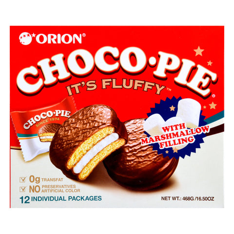 ORION Choco Pie with Marshmallow Filling | 12pcs