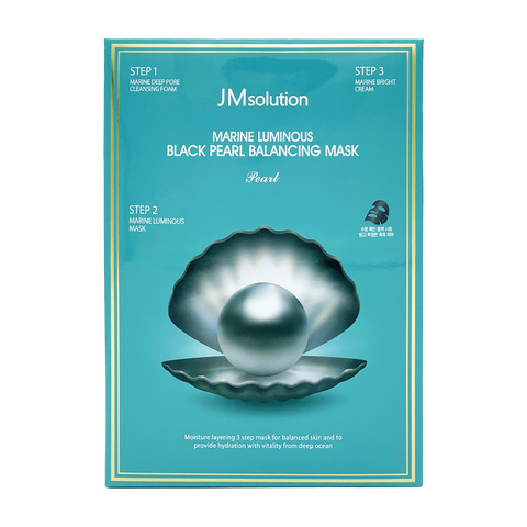 JM Solution Marine Luminous Black Pearl Balancing Mask | 10pcs