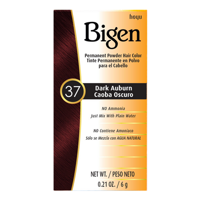 HOYU -Hoyu Bigen Permanent Powder Hair Color | #37 Dark Auburn - Hair Dye - Everyday eMall