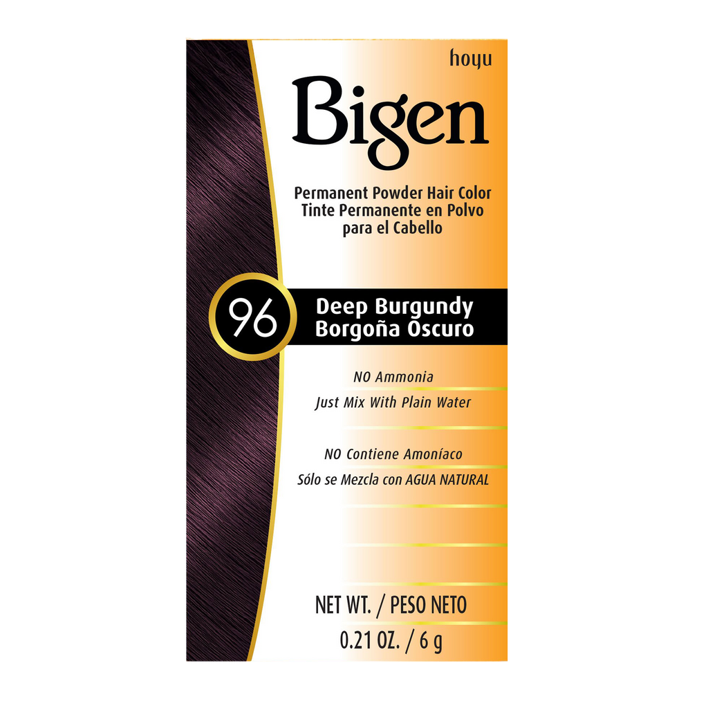 HOYU -Hoyu Bigen Permanent Powder Hair Color | #96 Deep Burgundy - Hair Dye - Everyday eMall