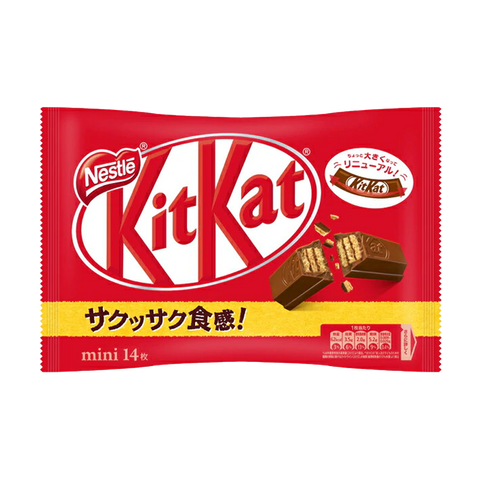 Kit-Kats 巧克力棒迷你 原味巧克力 14包