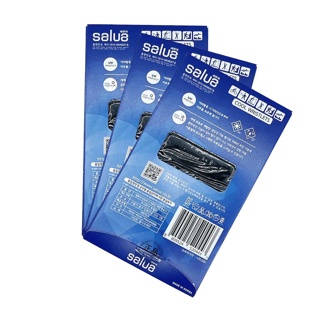 Salua -Salua Skin Cool Wristlets (no thumb hole) - Body Care - Everyday eMall