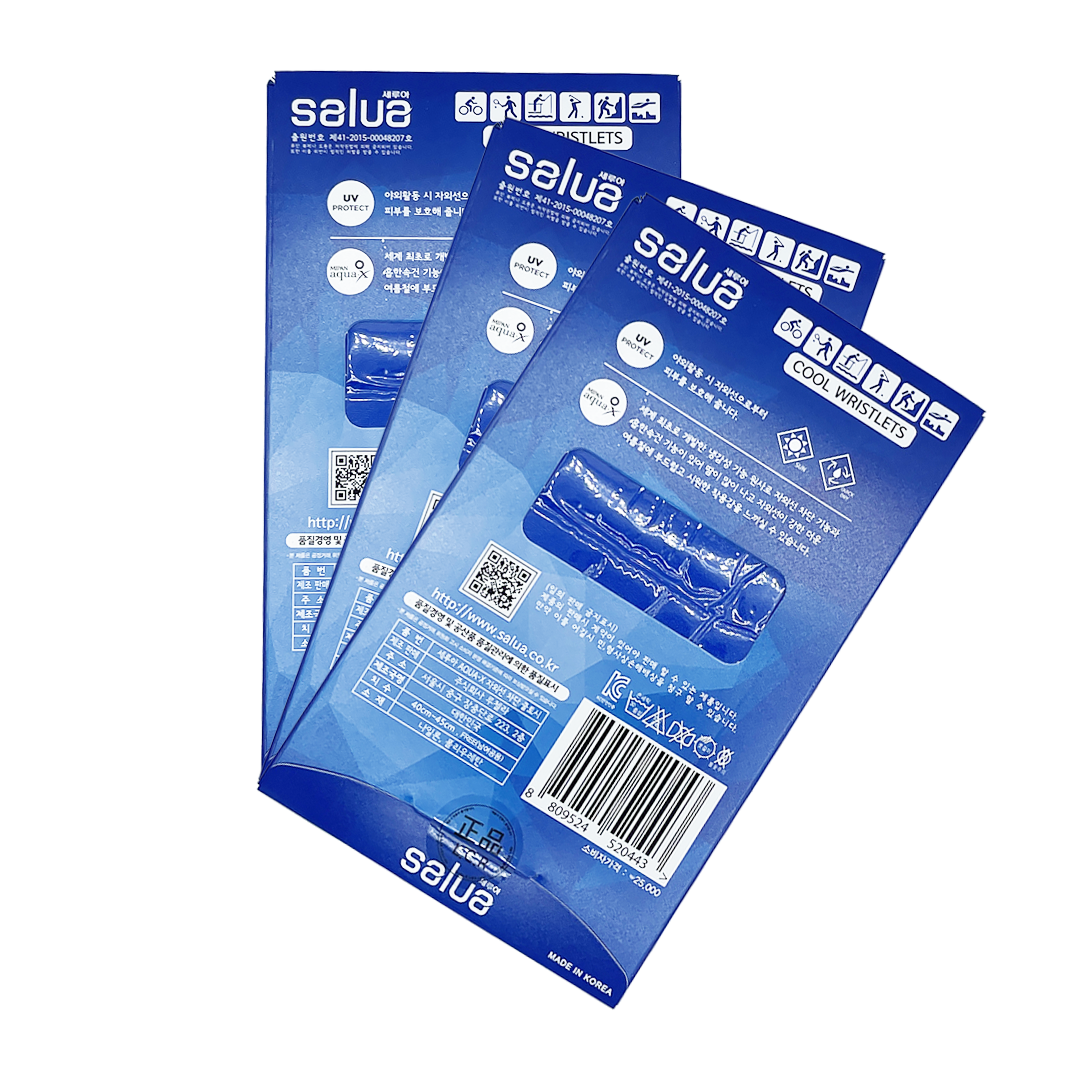 Salua -Salua Skin Cool Wristlets (no thumb hole) - Body Care - Everyday eMall