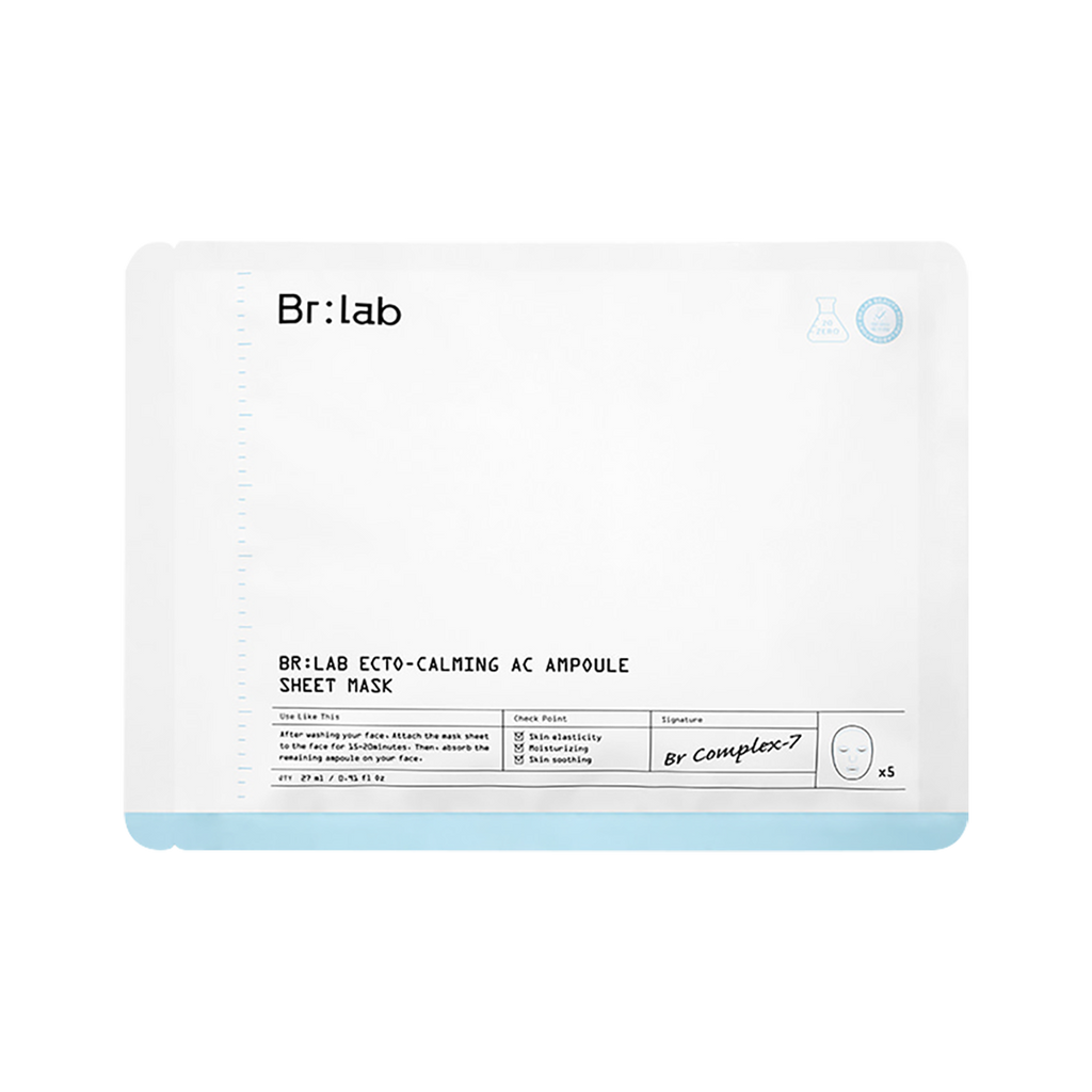 BR:LAB -BR:LAB  |  BR. Ecto-Calming Ac Ampoule Sheet Mask | 5 sheets - Skin Care Masks & Peels - Everyday eMall
