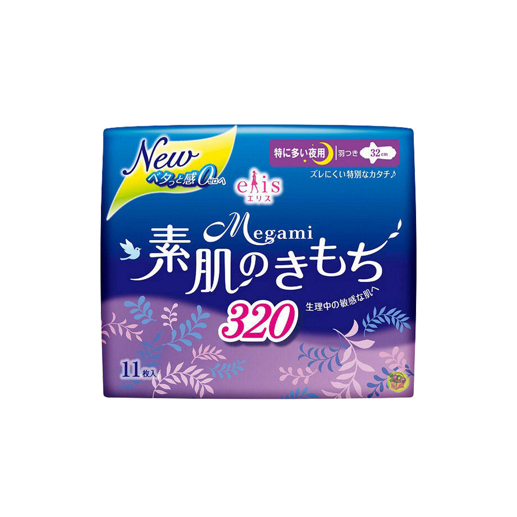 elis -ELLEAIR ELIS MEGAMI SANITARY NAPKIN SLIM HEAVY DAY 32CM | 11pcs - Body Care - Everyday eMall