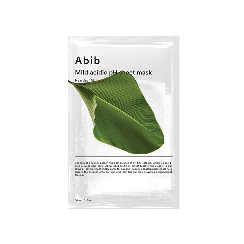 Abib -Abib Mild Acidic pH Sheet Mask Heartleaf Fit | 10 Pcs - Skin Care Masks & Peels - Everyday eMall