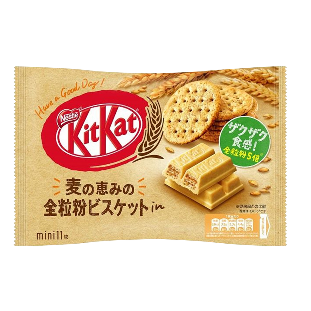 Nestlé -Kit-Kats Mini Chocolate Bar Japanese Edition, 11 pcs | Graham Cracker (Oat) - Everyday Snacks - Everyday eMall
