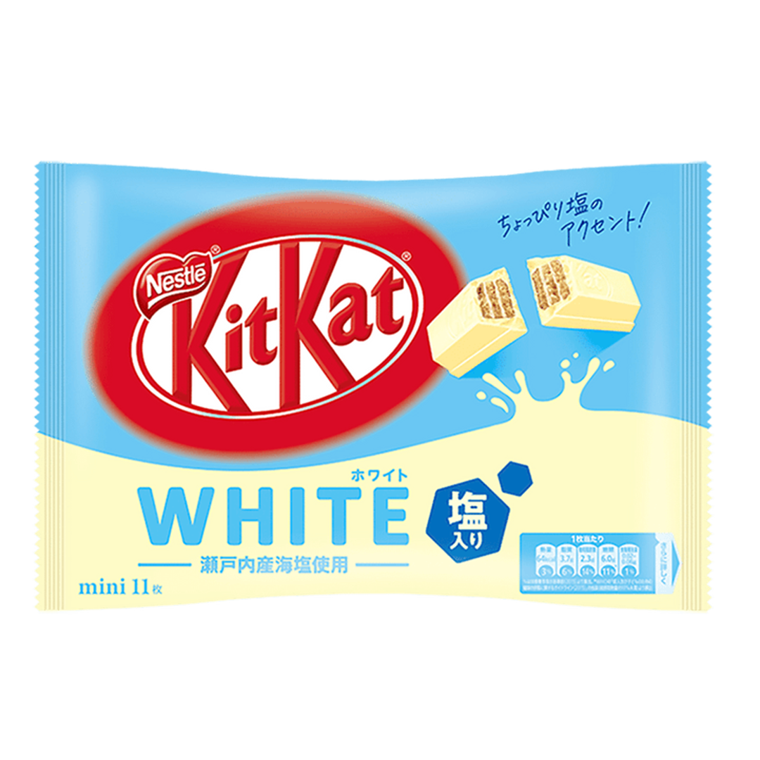 KitKats Mini Chocolate Bar Japanese Edition, 11 pcs White Sea Salt