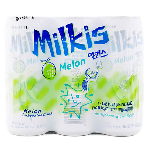 LOTTE Milkis Soda Drink | Melon Flavor (6 unit per pack)