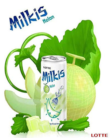 LOTTE Milkis Soda Drink | Melon Flavor (6 unit per pack)