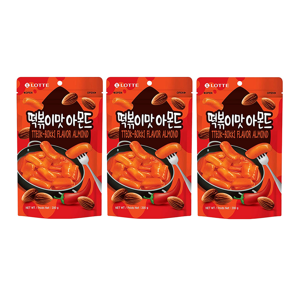 LOTTE -LOTTE Roasted Almond Snacks, Crunchy & Flavorful | Spicy Almond - Everyday Snacks - Everyday eMall