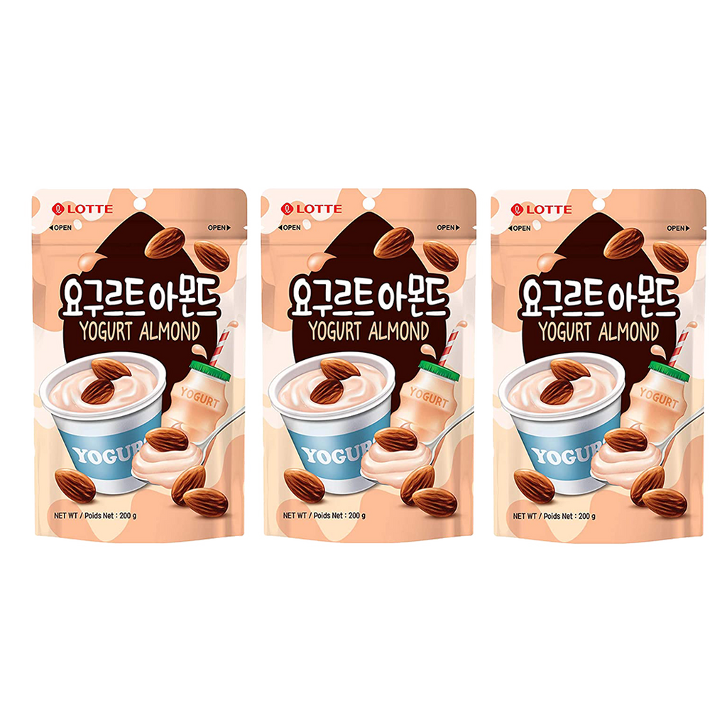 LOTTE -LOTTE Roasted Almond Snacks, Crunchy & Flavorful | Yogurt Almond - Everyday Snacks - Everyday eMall