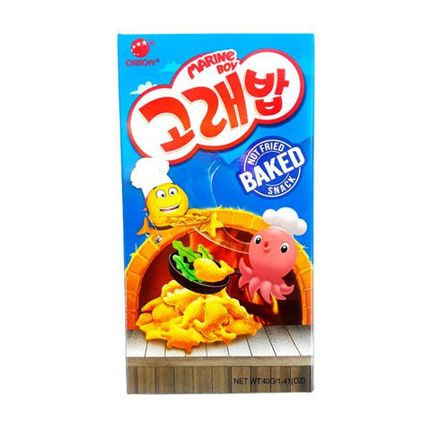 ORION Koreabob Baked Cracker, Seaweed Flavor