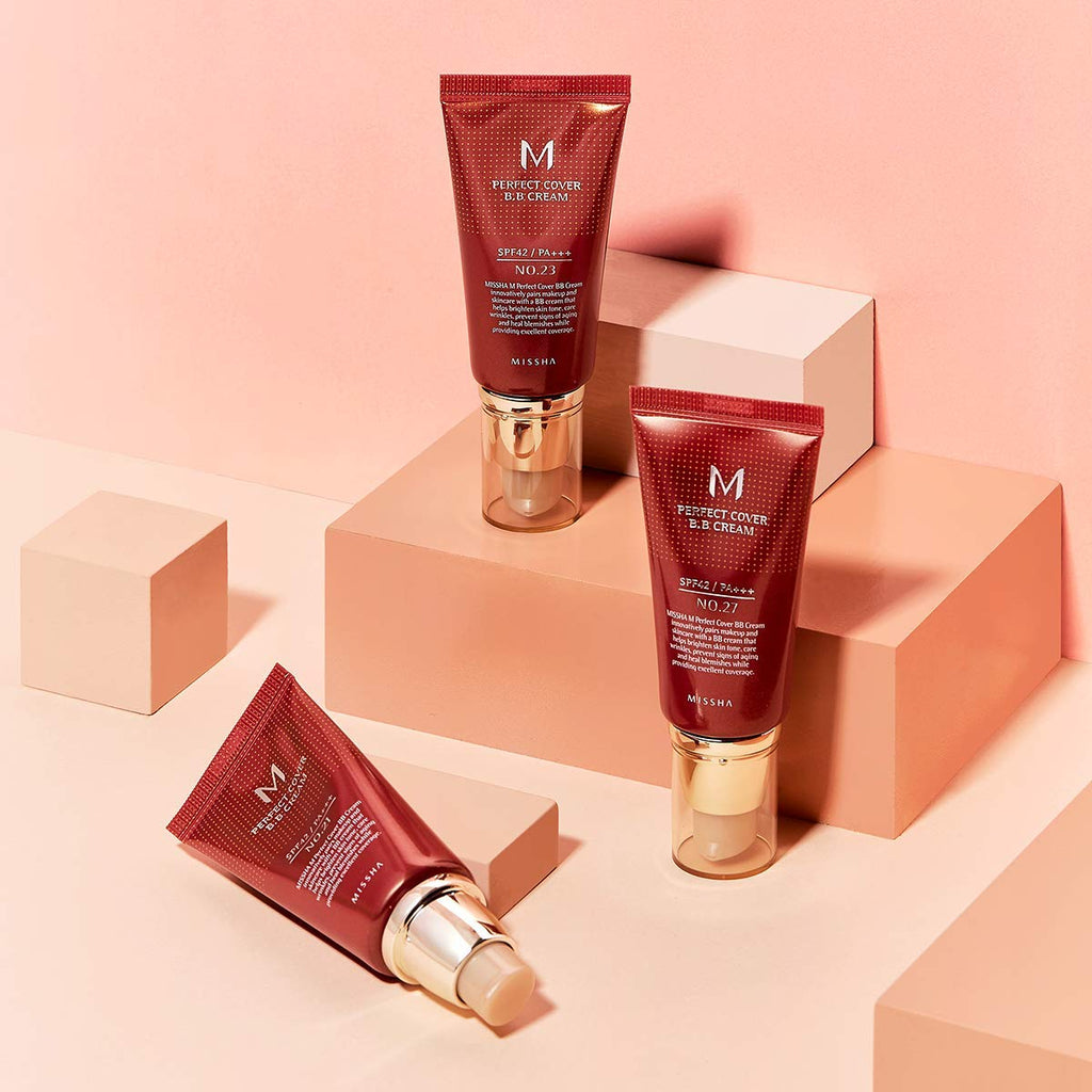 MISSHA -Missha M Perfect Cover BB Cream SPF42 PA+++ 50ml, High Coverage - Makeup - Everyday eMall