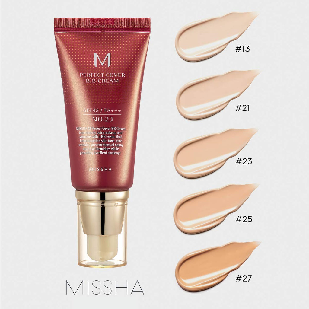 MISSHA -Missha M Perfect Cover BB Cream SPF42 PA+++ 50ml, High Coverage - Makeup - Everyday eMall