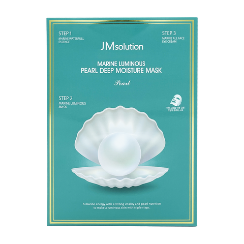 JM Solution Marine Luminous Pearl Deep Moisture Mask | 10pcs