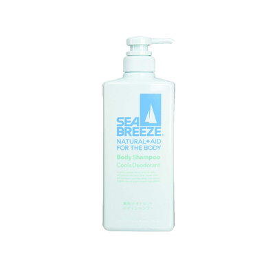 Shiseido -Shiseido Sea Breeze | Natural + Aid For The Body Shampoo  | Cool & Deodorant | 600ml - Body Care - Everyday eMall