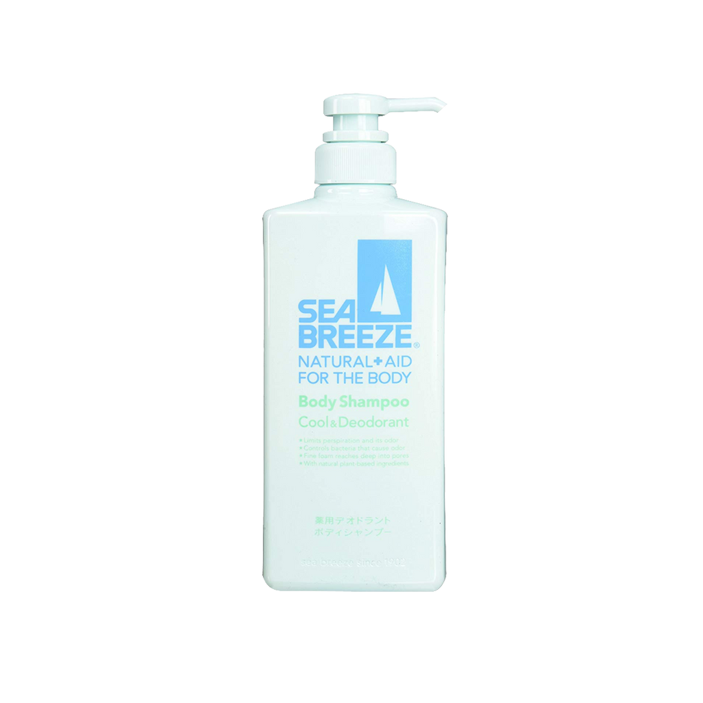 Shiseido -Shiseido Sea Breeze | Natural + Aid For The Body Shampoo  | Cool & Deodorant | 600ml - Body Care - Everyday eMall