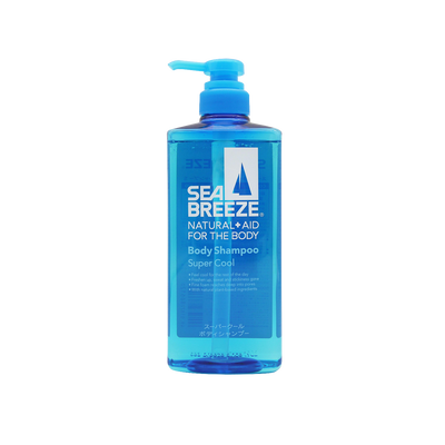Shiseido -Shiseido Sea Breeze | Natural + Aid For The Body Shampoo | Super Cool | 600ml - Body Care - Everyday eMall