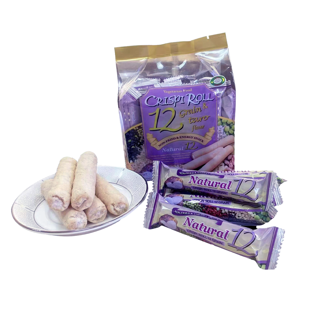 Pei Tien -PEI TIEN Crispi & Nut Rolls, Non-fried Healthy Snacks | Taro - Everyday Snacks - Everyday eMall
