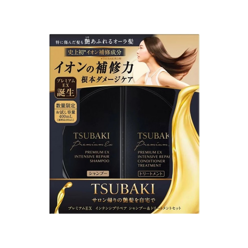 Shiseido -Shiseido Tsubaki Premium EX Intensive Repair Shampoo & Conditioner Pair Set - Hair Care - Everyday eMall