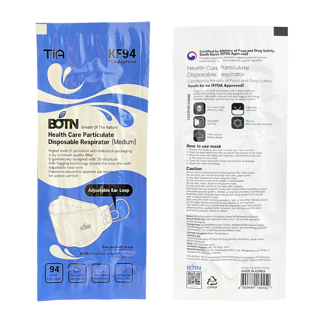 BOTN -BOTN KF94 Prevention of Epidemic Mask | Medium - Face Mask - Everyday eMall