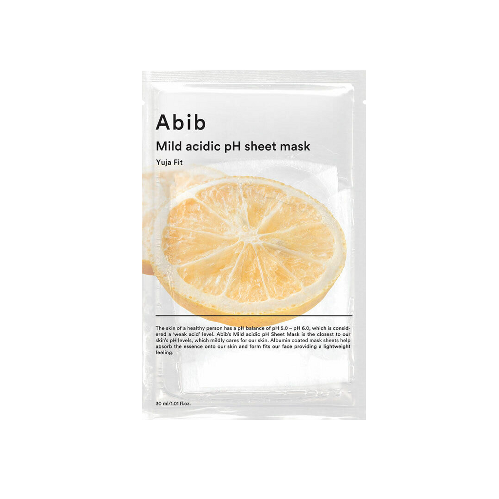 Abib -Abib Mild Acidic pH Sheet Mask Yuja Fit   | 10 Pcs - Skin Care Masks & Peels - Everyday eMall